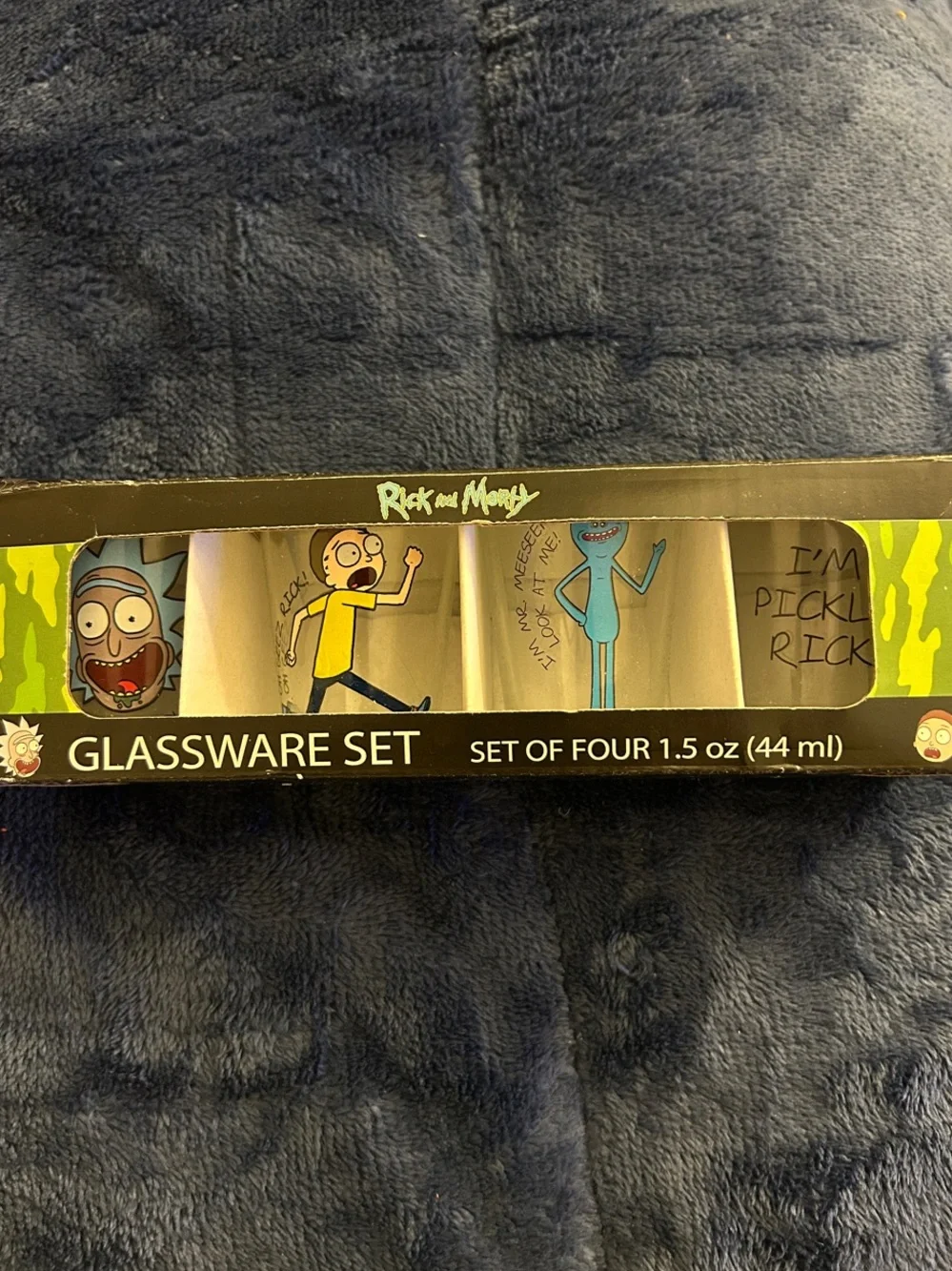 Rick and Morty Shot Glass Set of four